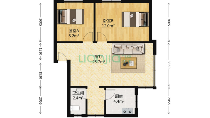 马家花园路13号二手房实景图