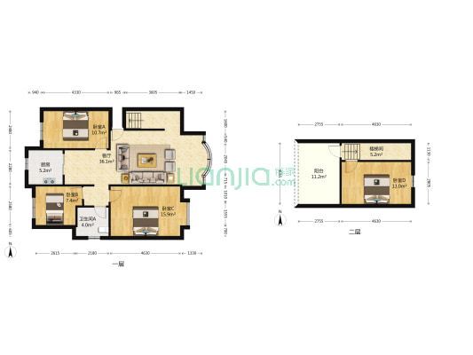 紫薇苑一期 4室1厅1卫 112平方