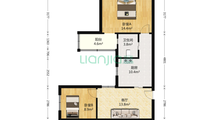 建中大楼二手房实景图