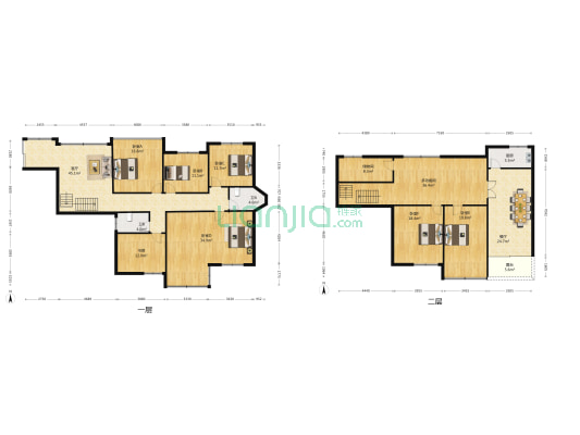 鸿利达大厦 8室2厅2卫 222平方