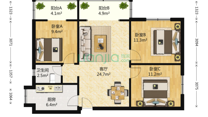 广福桥街14号二手房实景图