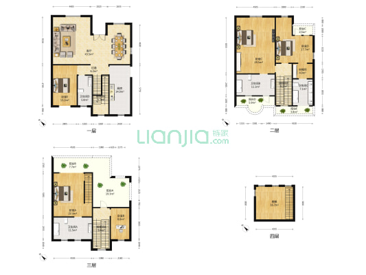 碧桂园生态城桃花源 5室1厅4卫 271平方