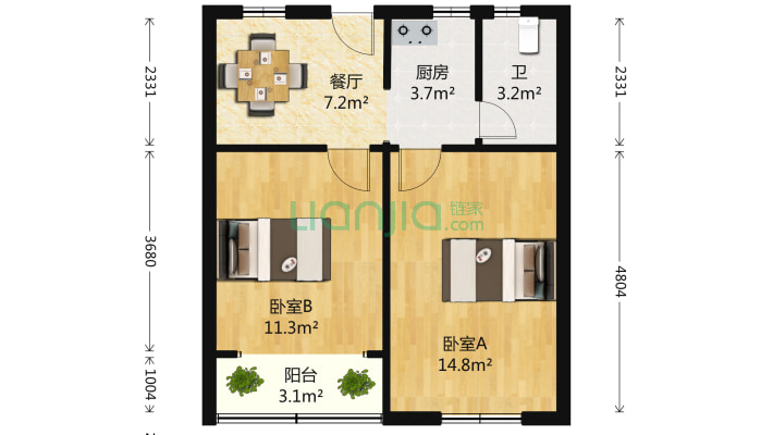 建二公寓二手房实景图