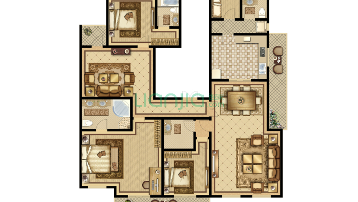 古北中央花园二手房实景图