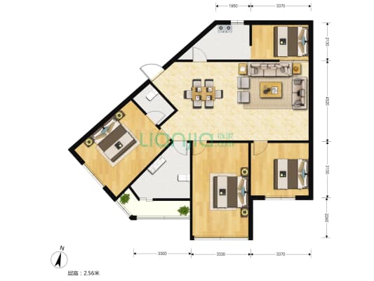 民主东街180号 4室2厅2卫 0平方